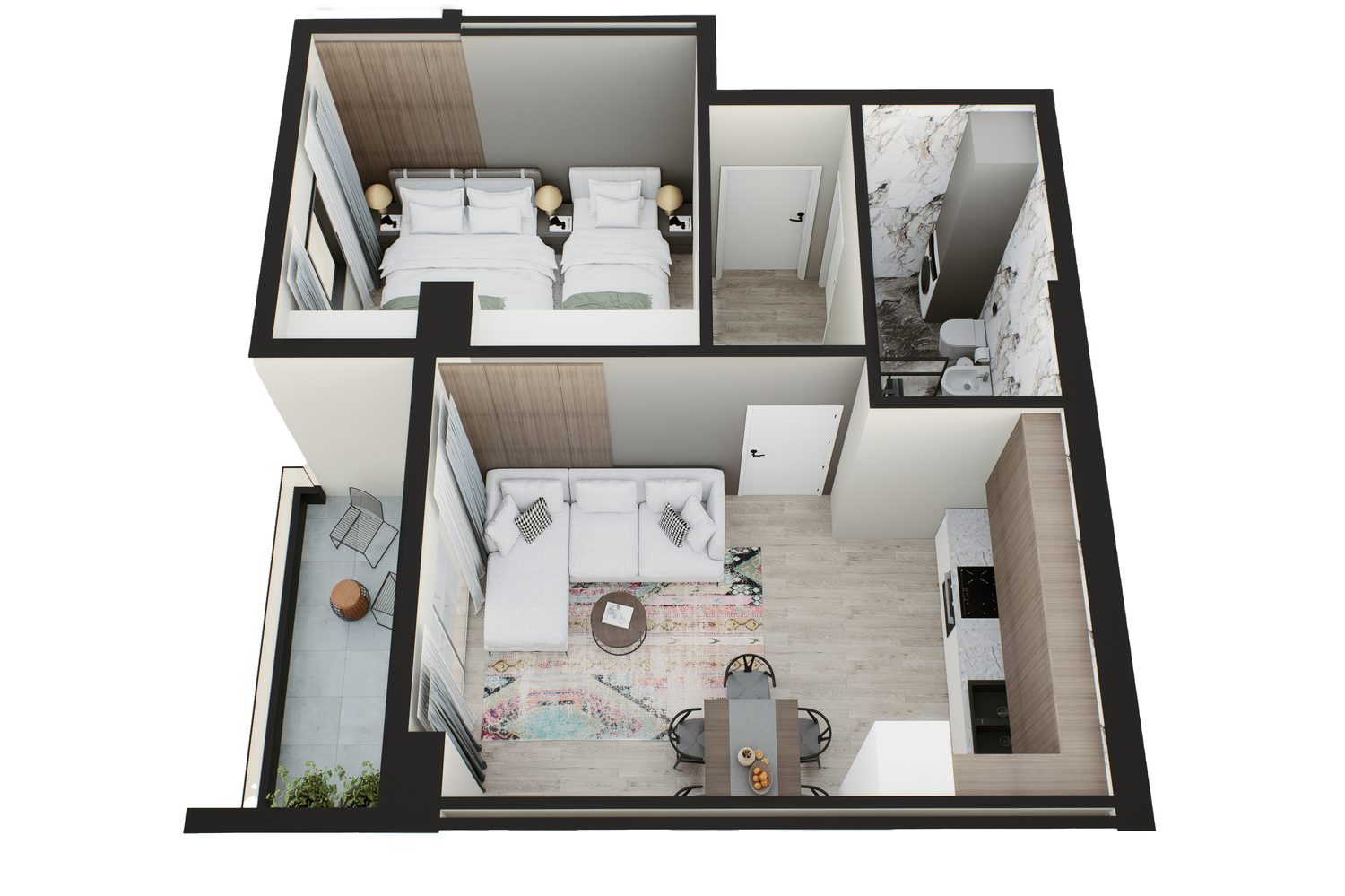 Blue Horizon Residence floor plan — 4