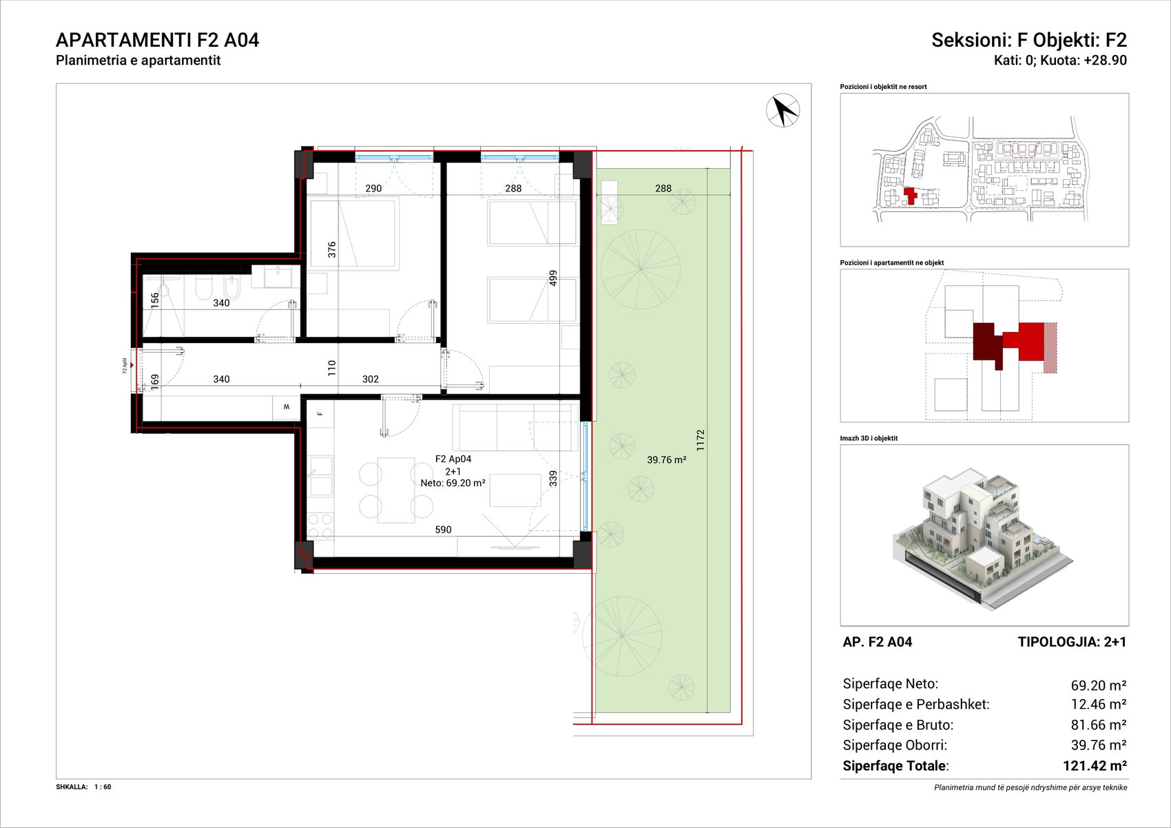 Seaside Residence floor plan — 2